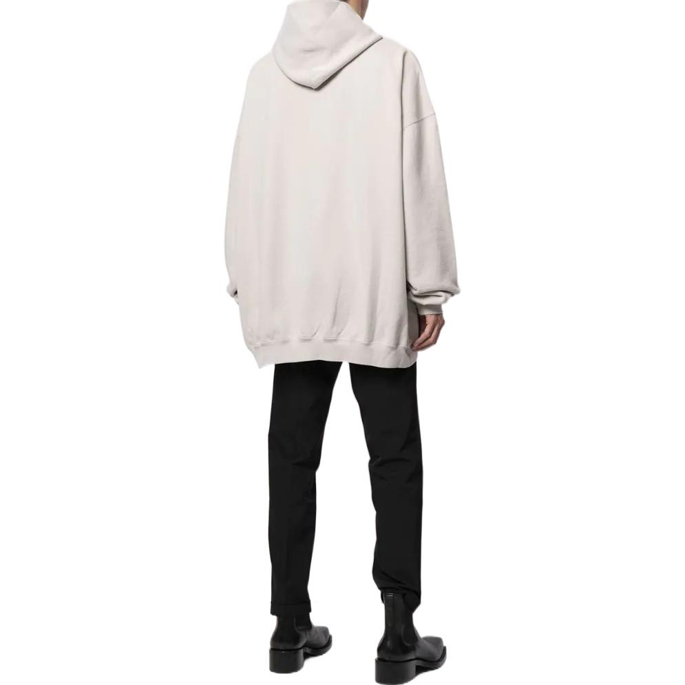 Balenciaga SS22 Logo Embroidered  Hoodie Long Sleeve Off-White. 620973TKV722966 圖 4