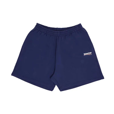 Balenciaga SS22 Logo Embroidered Casual Shorts Regular Fit Men. 676137TKVI91195