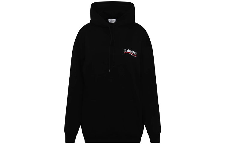 Balenciaga SS22 Logo Hoodie Pullover Mens Black Long Sleeve. 578135TKVI91070 圖 2