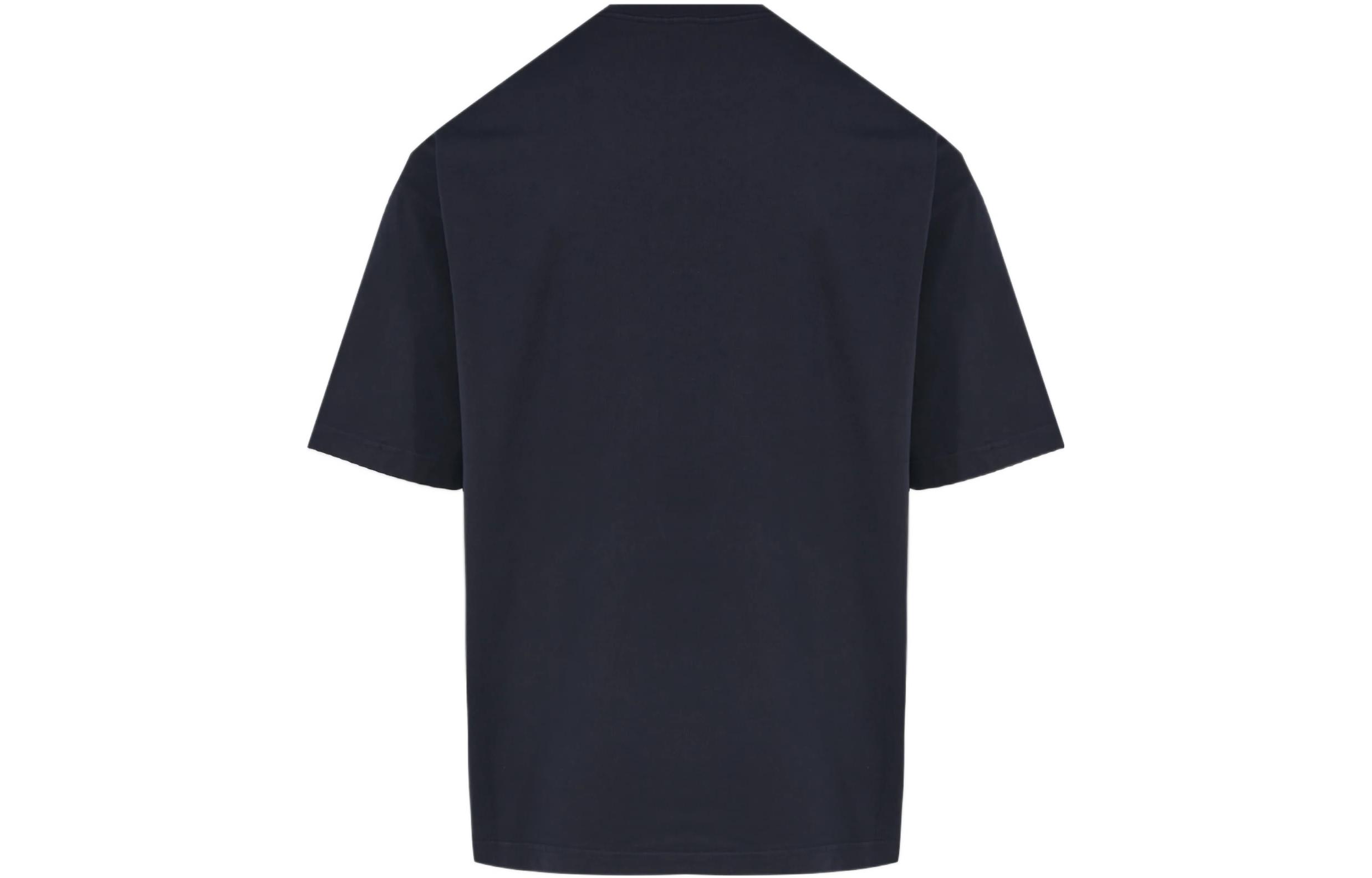 Balenciaga SS22 Logo Print  Navy Blue Regular Fit T-Shirt. 612966TLVM23967 圖 3