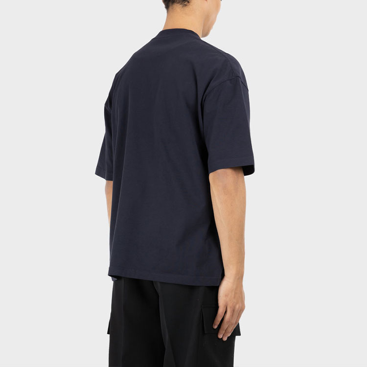 Balenciaga SS22 Logo Print  Navy Blue Regular Fit T-Shirt. 612966TLVM23967 圖 6