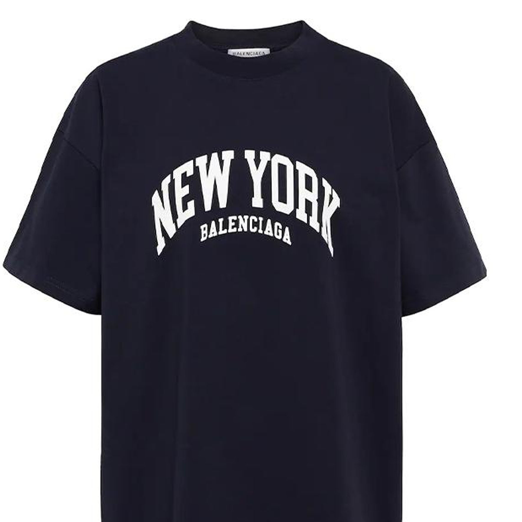 Balenciaga SS22 Logo Print Crewneck T-Shirt Black  Regular Fit. 612965TLVM23967 圖 6