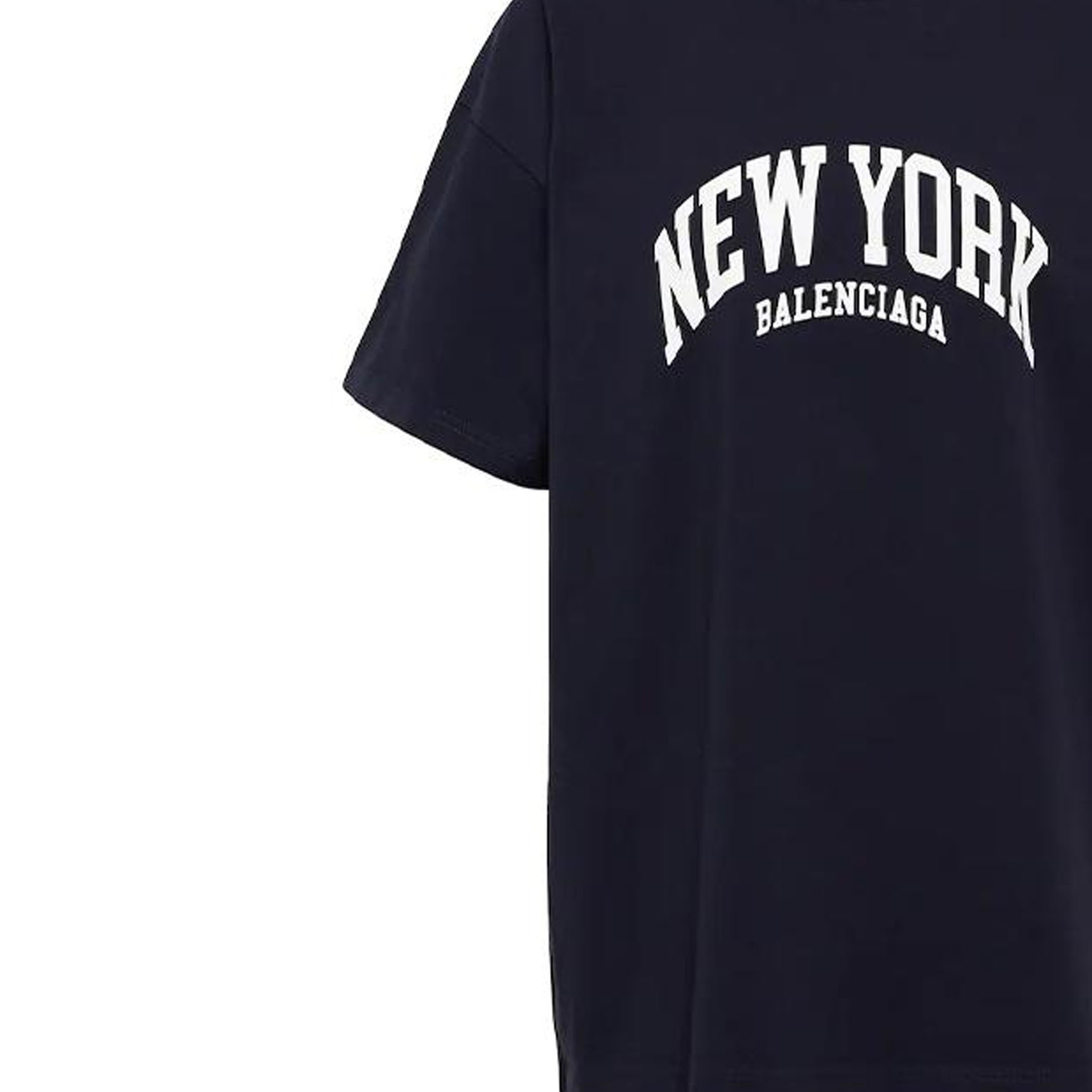 Balenciaga SS22 Logo Print Crewneck T-Shirt Black  Regular Fit. 612965TLVM23967 圖 7