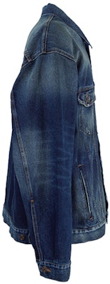 Balenciaga SS22 Jaket Denim Logo Cetak Biru Pakaian Fesyen. 681690TJW754021 Purchase Balenciaga SS22 Jaket Denim Logo Cetak Biru Pakaian Fesyen. 681690TJW754021