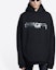 Details for Balenciaga SS22 Hoodie Logo Print Fleece Hitam Pria Loose Fit. 674986TLVF21069