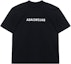 Order Balenciaga SS22 Baju T-shirt Hitam Unisex Cetak Logo Oversized. 612966TNVR21070