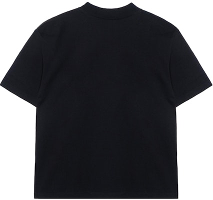 Balenciaga SS22 Baju T-shirt Hitam Unisex Cetak Logo Oversized. 612966TNVR21070 Lookbook Balenciaga SS22 Baju T-shirt Hitam Unisex Cetak Logo Oversized. 612966TNVR21070