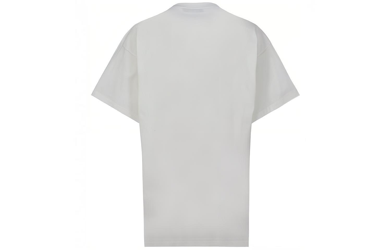 Balenciaga SS22 Logo Print Oversized White T-Shirt for Men. 676589TLVF79016 圖 3