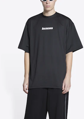 巴黎世家 SS22 黑色logo印花圆领T恤. 6570274B8B51000 Purchase 巴黎世家 SS22 黑色logo印花圆领T恤. 6570274B8B51000