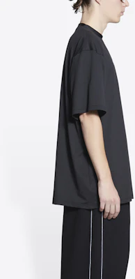 巴黎世家 SS22 黑色logo印花圆领T恤. 6570274B8B51000 Sizing 巴黎世家 SS22 黑色logo印花圆领T恤. 6570274B8B51000