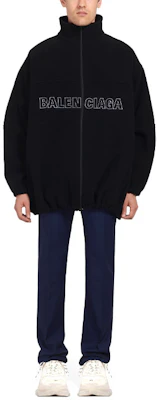 巴黎世家 SS22 黑色Logo印花拉链夹克 534315TBU141000 Lookbook 巴黎世家 SS22 黑色Logo印花拉链夹克 534315TBU141000