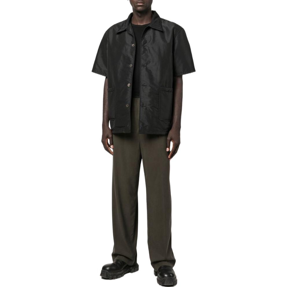 Lookbook Balenciaga SS22 Logo 寬鬆休閒長褲 咖啡棕色 675490TMO152840