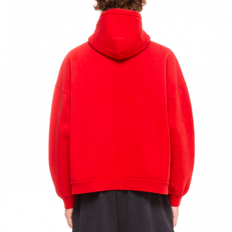 Purchase Balenciaga SS22 Loose Fit Red Hoodie for Men 674986TLVF26407
