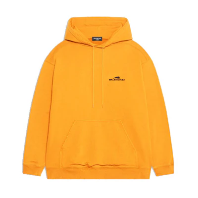Balenciaga SS22 Lunar New Year Tiger Logo Hoodie Orange Edition. 600583TLVI67702
