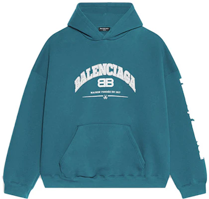 Sudadera Balenciaga SS22 Maison Azul con Logo y Manga Larga. 674986TLVJ24480 Buy Sudadera Balenciaga SS22 Maison Azul con Logo y Manga Larga. 674986TLVJ24480