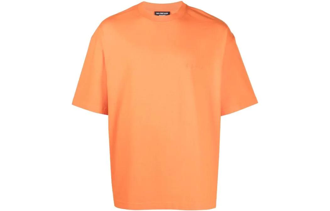 Balenciaga SS22 Oversized Unisex Orange Crewneck T-Shirt. 612966TJV877188 圖 2