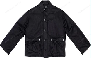 Balenciaga SS22 Red Carpet Solid Oversized Jacket Black 698869TFU061000 Balenciaga SS22 Red Carpet Solid Oversized Jacket Black 698869TFU061000