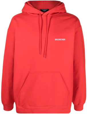 Sudadera con Capucha Roja Balenciaga SS22 Logo Ajustable Oversized Fit 600583TMVF53168 Buy Sudadera con Capucha Roja Balenciaga SS22 Logo Ajustable Oversized Fit 600583TMVF53168