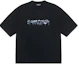 Order Balenciaga SS22 Baju Hitam Lengan Pendek Unisex Logo Graffiti Slime. 612966TLVF11069