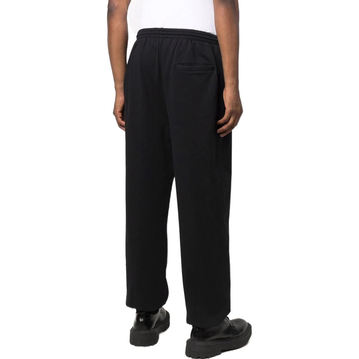 Purchase Balenciaga SS22 Slogan Print Cotton Jogger Sweatpants Unisex Black. 675244TLVL81070