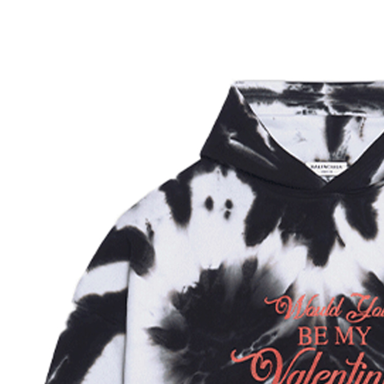 Balenciaga SS22 Tie-Dye Oversized Hoodie Unisex Black. 675003TLVI81089 圖 8