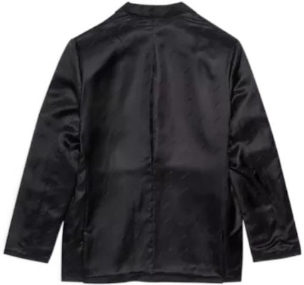 Balenciaga SS22 Blazer Jaket Hitam Uniseks Warna Solid. 698904TJT351000 Lookbook Balenciaga SS22 Blazer Jaket Hitam Uniseks Warna Solid. 698904TJT351000
