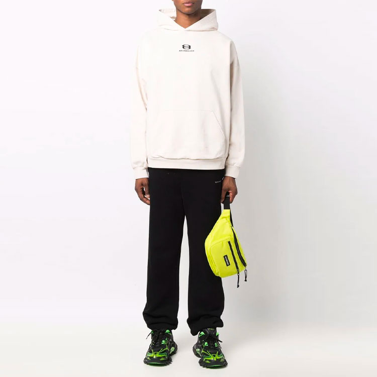 Balenciaga SS22 Unity Print White Hoodie  Oversized Fit. 674986TLVG19054 圖 3