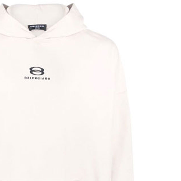 Balenciaga SS22 Unity Print White Hoodie  Oversized Fit. 674986TLVG19054 圖 7