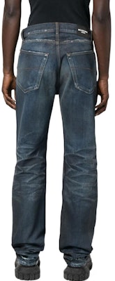 발렌시아가 SS22 워시드 미드라이즈 릴랙스드 스트레이트 레그 진 블루. 681707TDW144443 Purchase 발렌시아가 SS22 워시드 미드라이즈 릴랙스드 스트레이트 레그 진 블루. 681707TDW144443