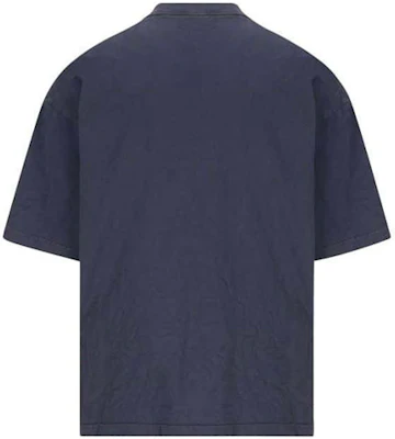巴黎世家SS22小麦标志图案海军蓝短袖T恤 612966TMV954140 Lookbook 巴黎世家SS22小麦标志图案海军蓝短袖T恤 612966TMV954140