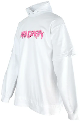 Balenciaga SS22 Hoodie Putih Cetakan Huruf Lengan Panjang Oversaiz. 681029TLVF10901 Purchase Balenciaga SS22 Hoodie Putih Cetakan Huruf Lengan Panjang Oversaiz. 681029TLVF10901