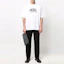 Shop Balenciaga SS22 White Logo Print Crewneck T-Shirt Unisex Casual Tee 612966TLVL79040