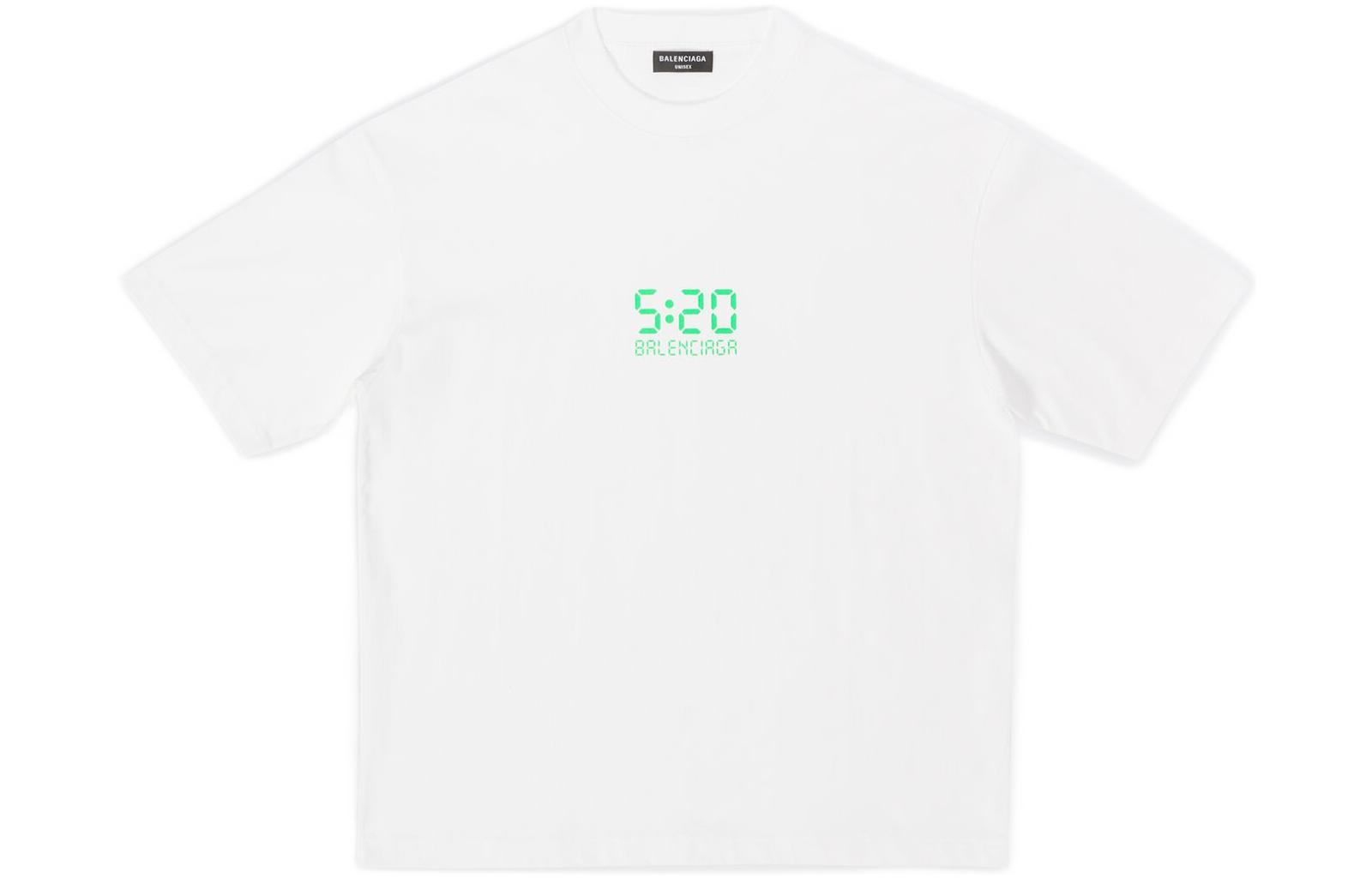 Balenciaga SS22 White Oversized Digital Print Unisex T-Shirt 612966TMVL59164 圖 2