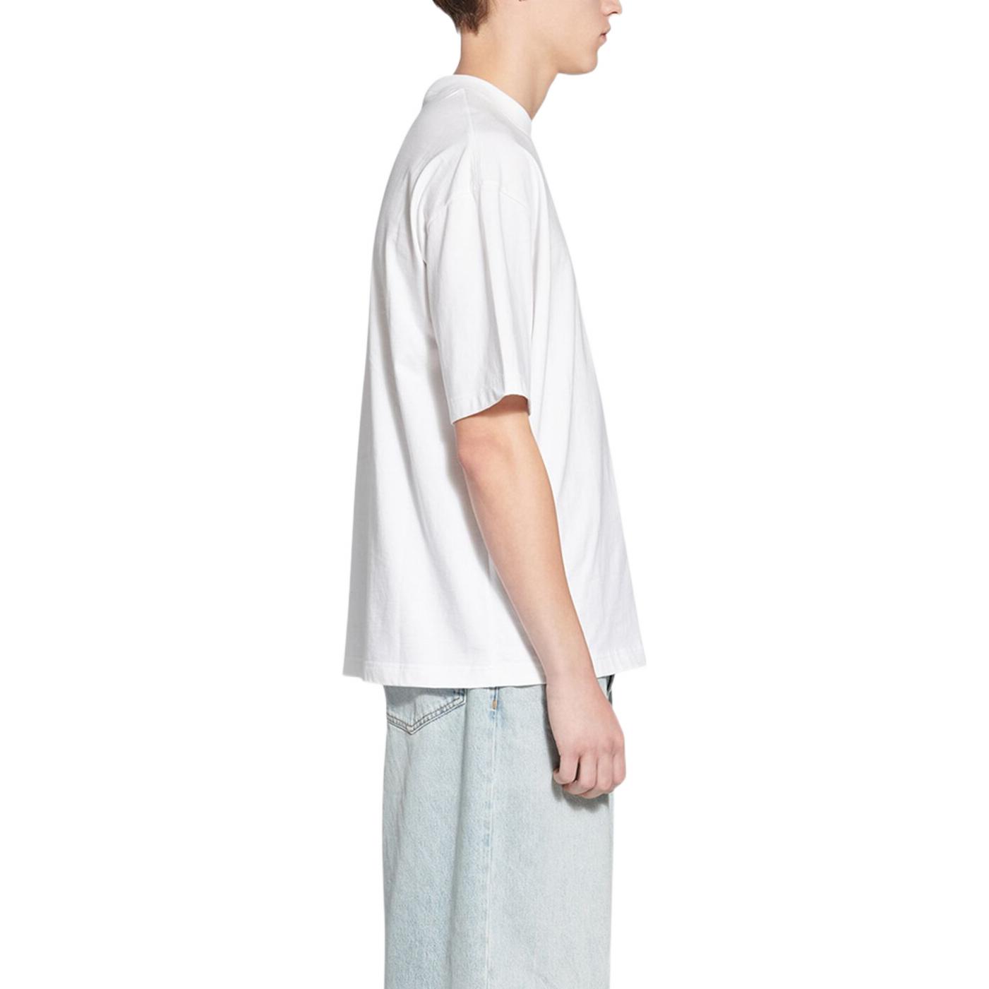 Balenciaga SS22 White Oversized Digital Print Unisex T-Shirt 612966TMVL59164 圖 5