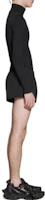 Purchase Balenciaga SS23 Black Casual Straight Fit Mid-Rise Shorts. 746494TMO171000