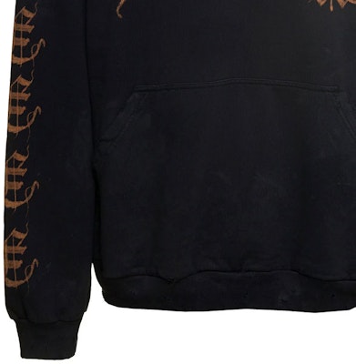 Balenciaga SS23 Hoodie Cetakan Logo Warna Blok Hitam. 739024-TOVD8-1055 2