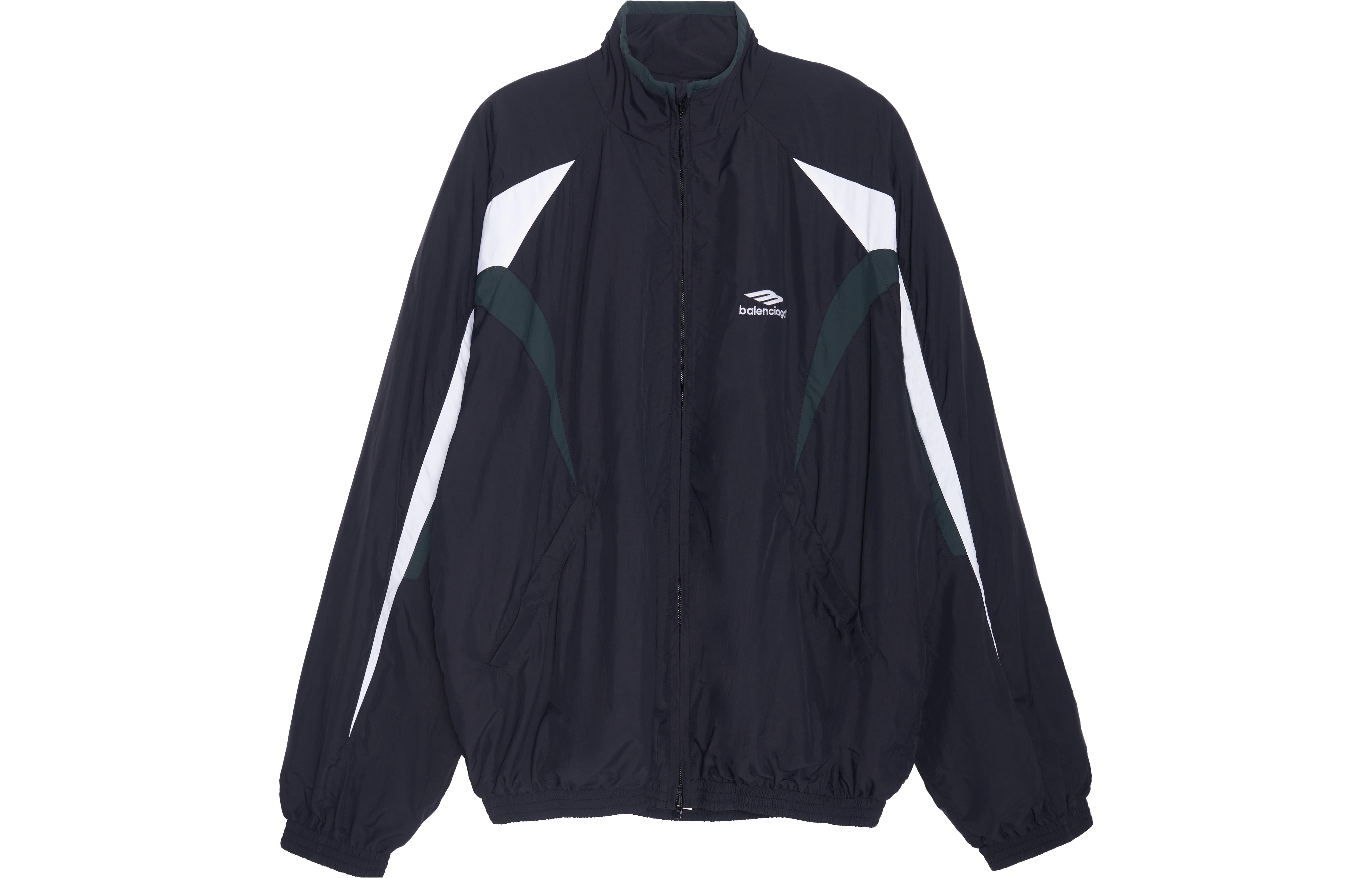 Lookbook Balenciaga SS23  Black High-Collar Zip-Up Sun Protection Jacket. 725276TNO791000