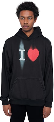 Balenciaga SS23 Baju Sejuk Hitam Longgar Cetakan Huruf Hati. 742603TOVH59034 Shop Balenciaga SS23 Baju Sejuk Hitam Longgar Cetakan Huruf Hati. 742603TOVH59034