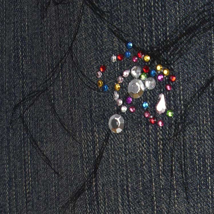 Cheap Balenciaga SS23 Jeans Biru Grafiti Print Straight-Leg Relaxed. 746986TOW664036