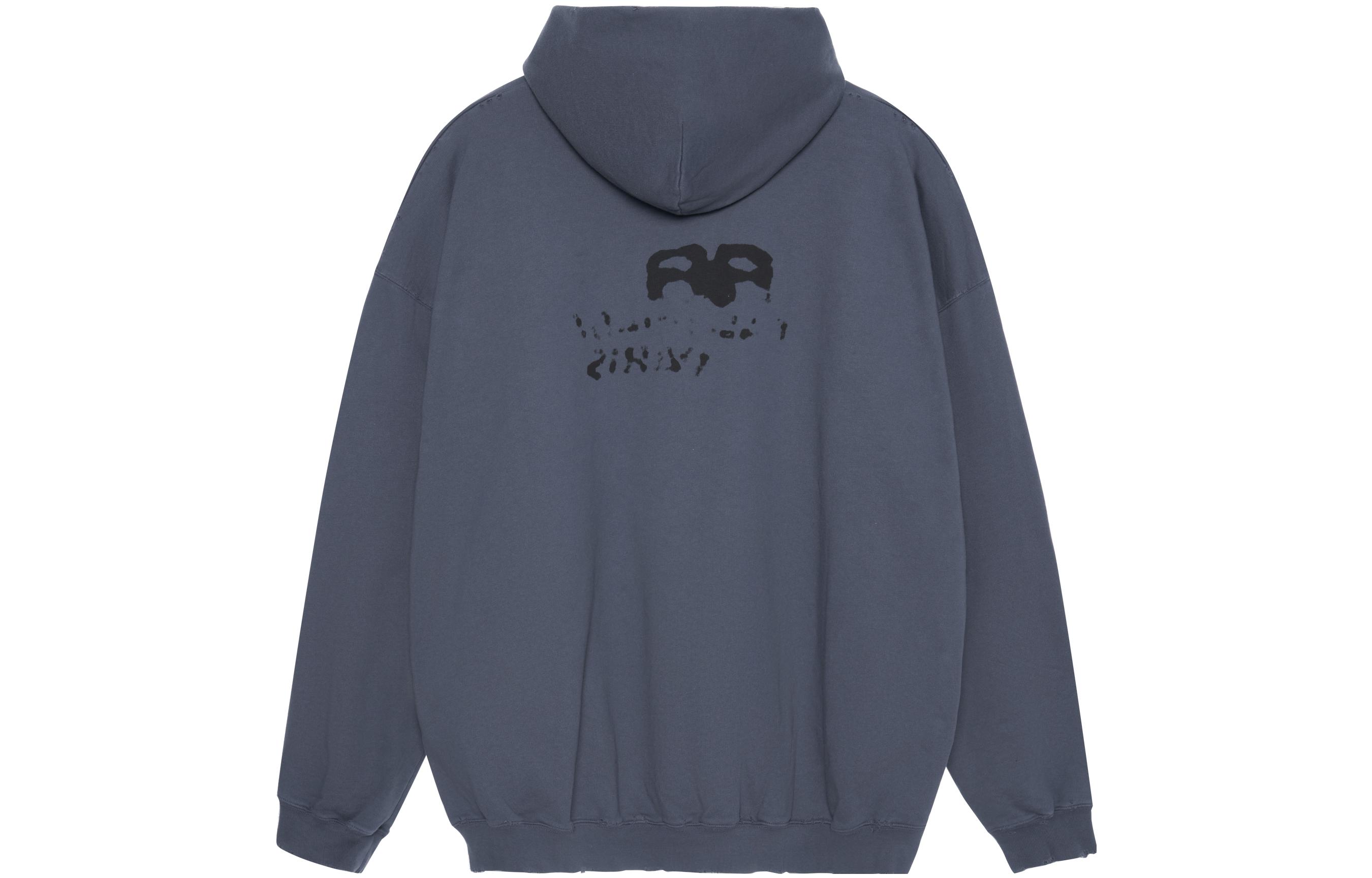 Lookbook 巴黎世家 SS23 蓝色印花长袖卫衣 620973TNVQ14183