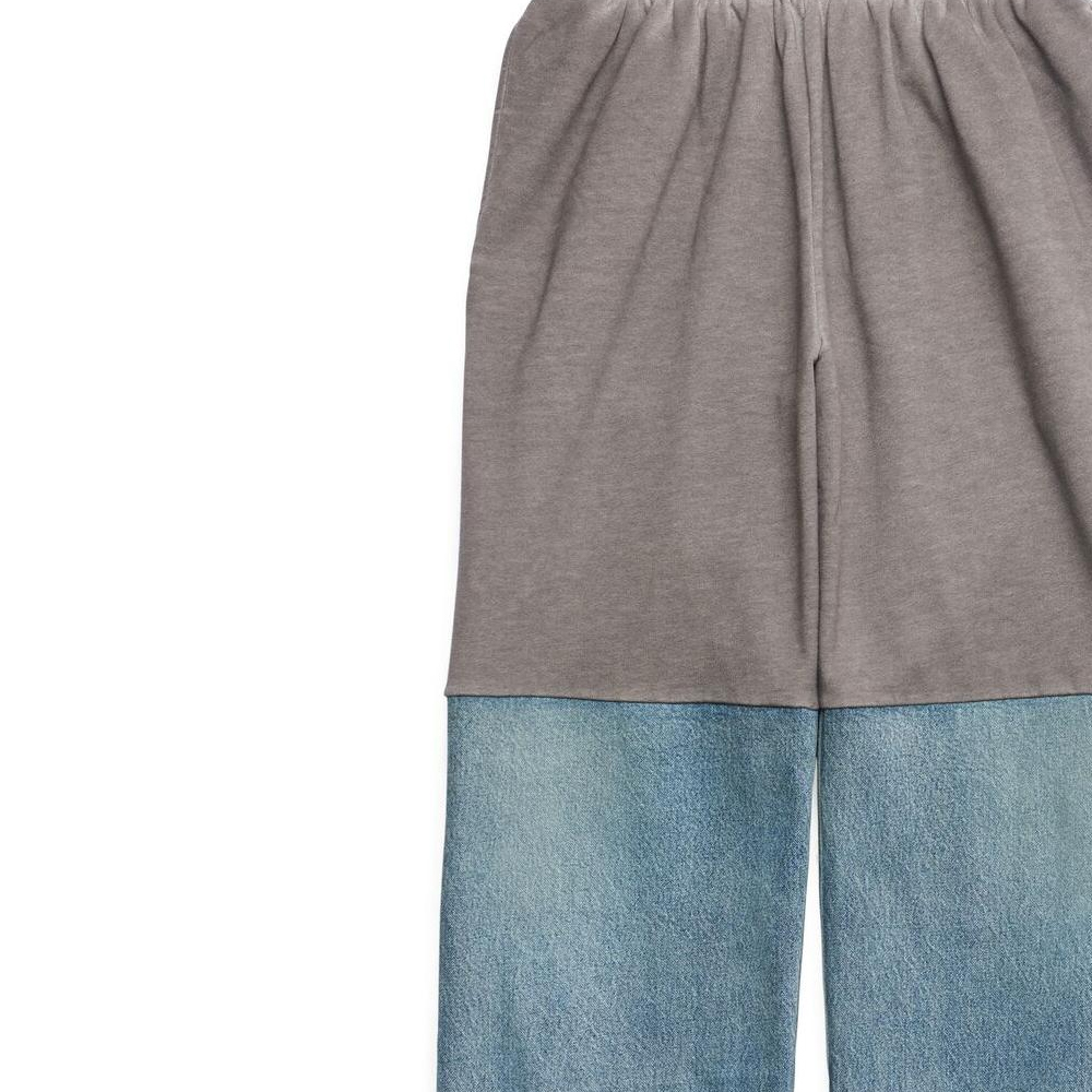 Shop 巴黎世家 SS23 蓝色宽松针织阔腿休闲裤 745264TNW014012