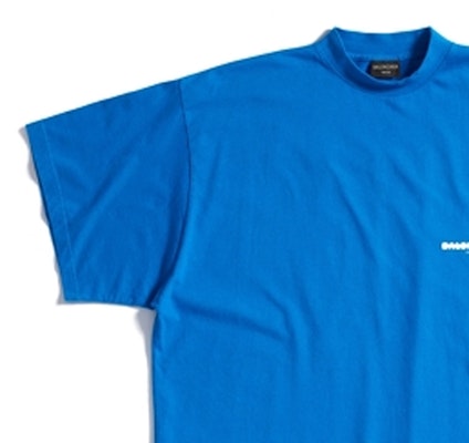 巴黎世家 SS23 蓝色宽松版印花标志T恤. 712398TMVJ64024 Shop 巴黎世家 SS23 蓝色宽松版印花标志T恤. 712398TMVJ64024