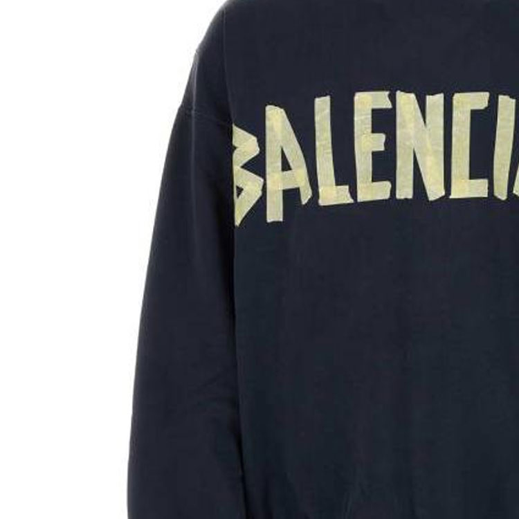 Balenciaga SS23  Blue Pullover Hoodie with Letter Print 744701TOVB14140 圖 5
