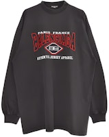 Balenciaga SS23 Brown Letter Print Oversized Crewneck Sweatshirt 693949TMVA91000 Balenciaga SS23 Brown Letter Print Oversized Crewneck Sweatshirt 693949TMVA91000