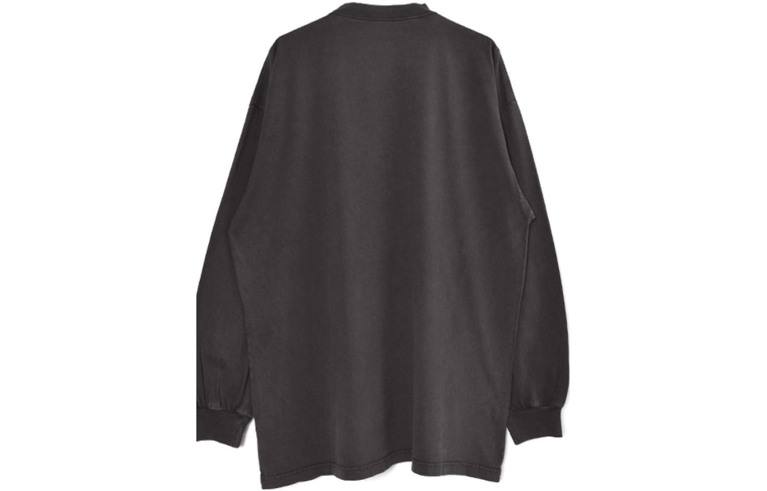 Lookbook Balenciaga SS23  Brown Letter Print Oversized Crewneck Sweatshirt 693949TMVA91000