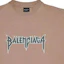 Sizing Balenciaga SS23 棕色寬鬆版Logo印花圓領T恤。 712398TMV887761