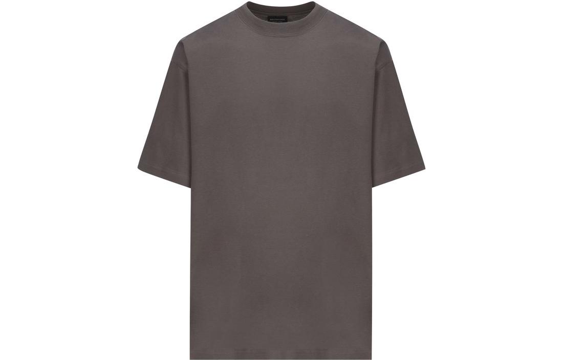 Balenciaga SS23  Charcoal Gray Loose-Fit Letter Print Cotton T-Shirt. 724514TNVL91219 圖 3
