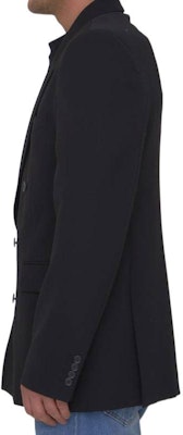 Balenciaga SS23 Blazer Hitam Berkancing Dua 725195TNT031000 Details for Balenciaga SS23 Blazer Hitam Berkancing Dua 725195TNT031000