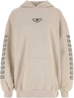 Balenciaga SS23 Logo Print Pullover Sweatshirt Off-White 578135TMVG69364 Balenciaga SS23 Logo Print Pullover Sweatshirt Off-White 578135TMVG69364