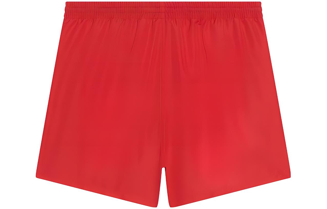 Balenciaga SS23  Red Mid-Rise Straight-Fit Casual Shorts. 6570334A8B66500